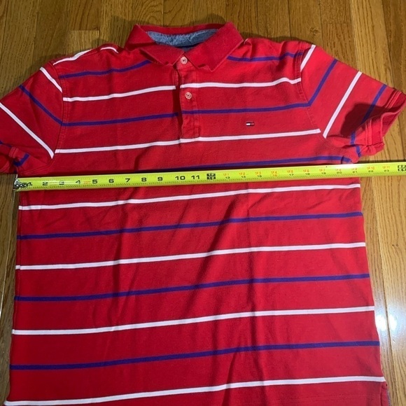 Tommy Hilfiger  Short Sleeved Striped Polo Shirt size  XL - Picture 7 of 8
